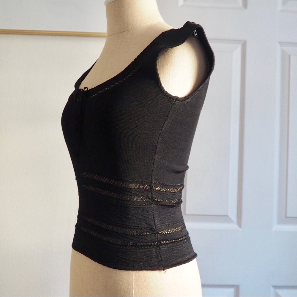 bebe Ruffle Bandage Top - Picture 2 of 2